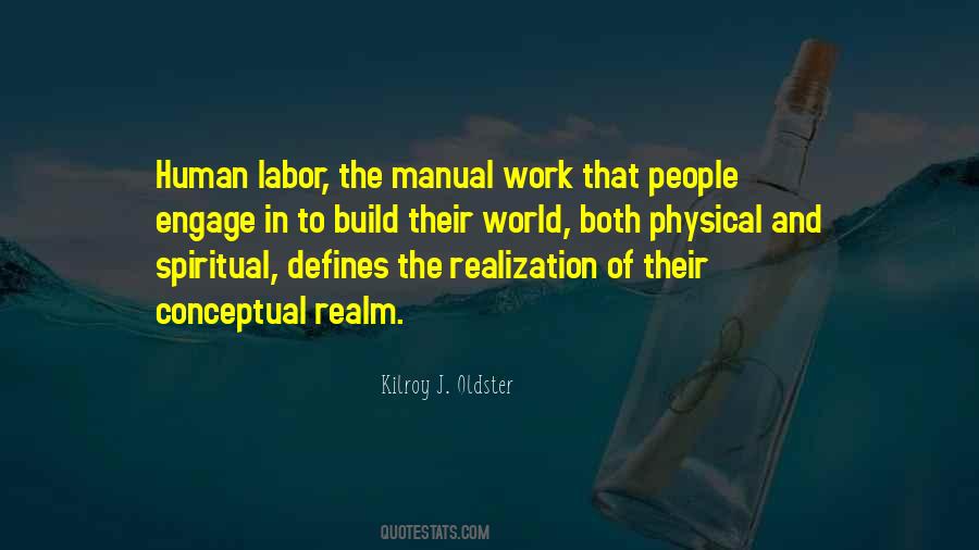 Quotes About Manual Labor #1397485