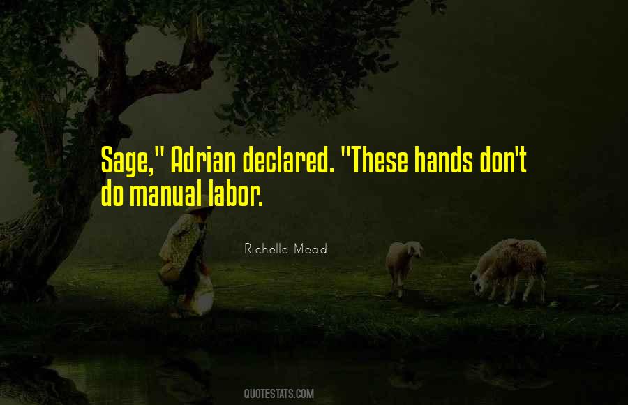 Quotes About Manual Labor #293033