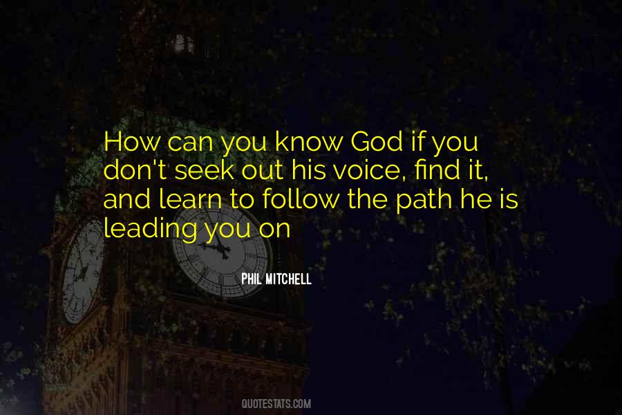 Quotes About God Leading You #761468