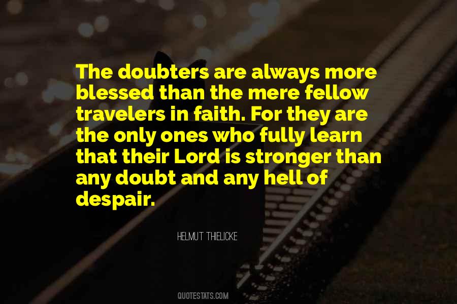 Quotes About Doubters #1209070