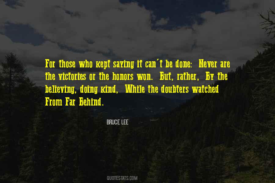 Quotes About Doubters #1844662