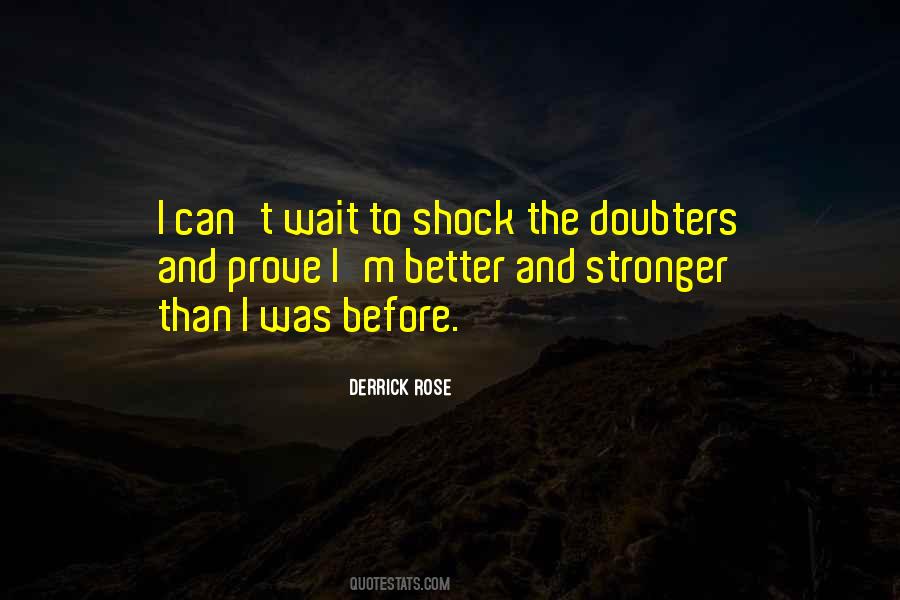 Quotes About Doubters #402748