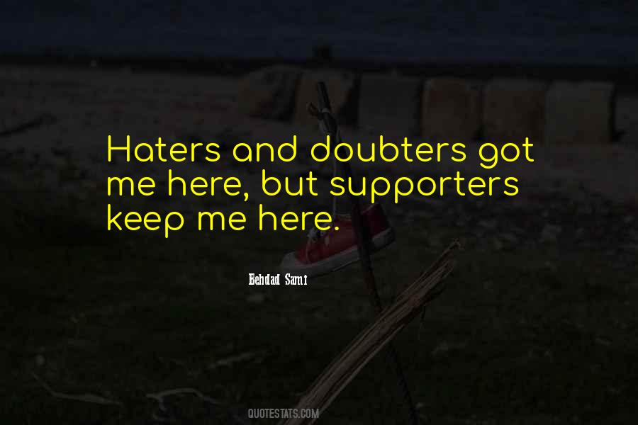 Quotes About Doubters #959922