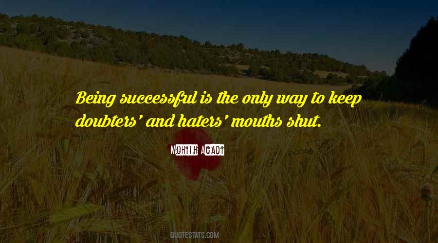 Quotes About Doubters #996416
