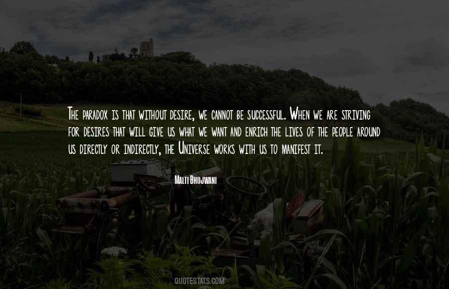Universe Works Quotes #914635