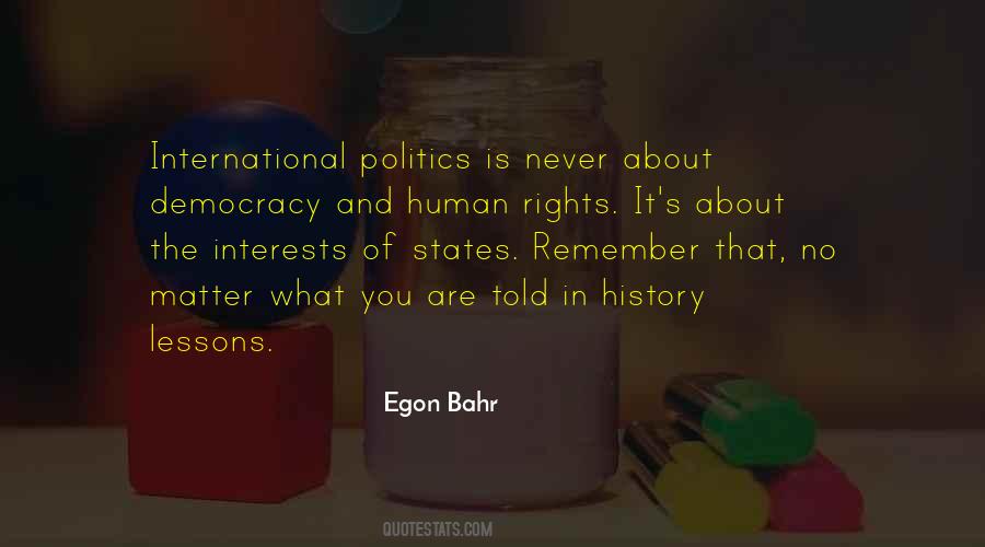 International Policy Quotes #1630120