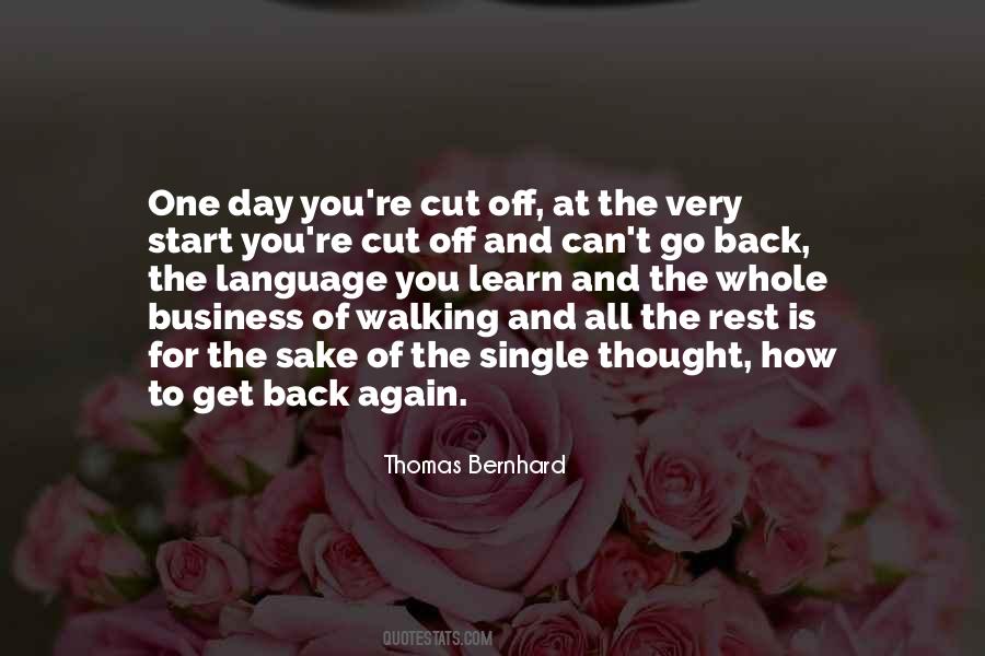 Quotes About Can't Go Back #1086038