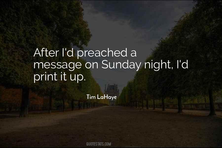Quotes About Sunday Night #945331