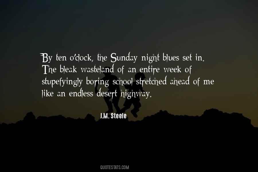 Quotes About Sunday Night #961271