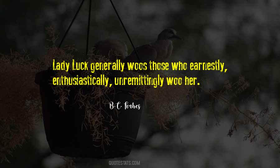 Quotes About Lady Luck #315096