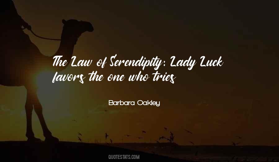 Quotes About Lady Luck #955993