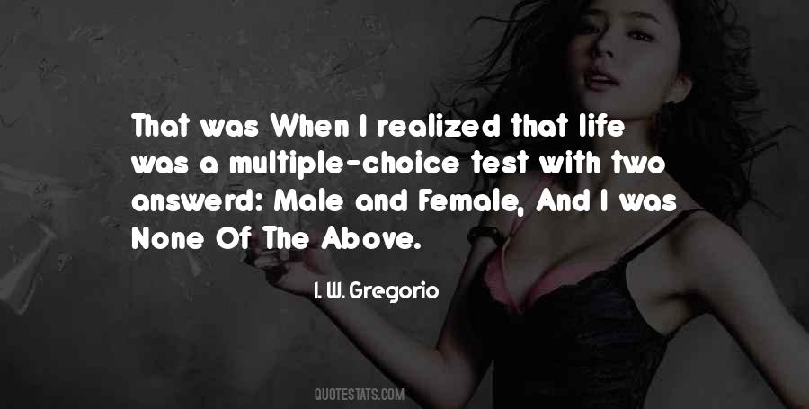 Quotes About Male And Female #1066557