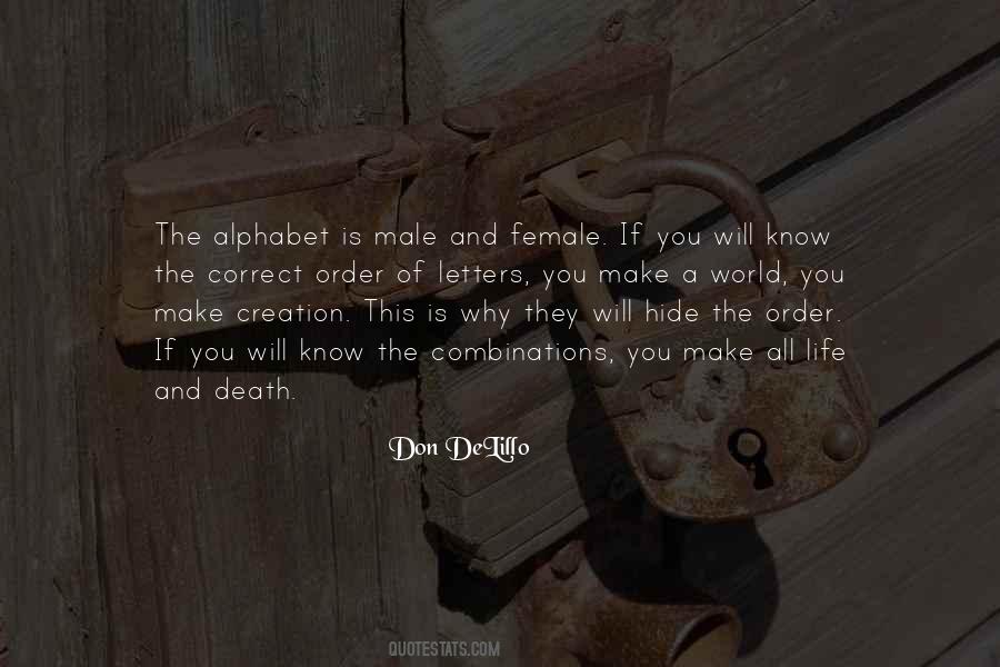 Quotes About Male And Female #1255979