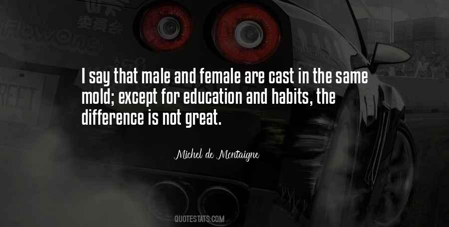 Quotes About Male And Female #273