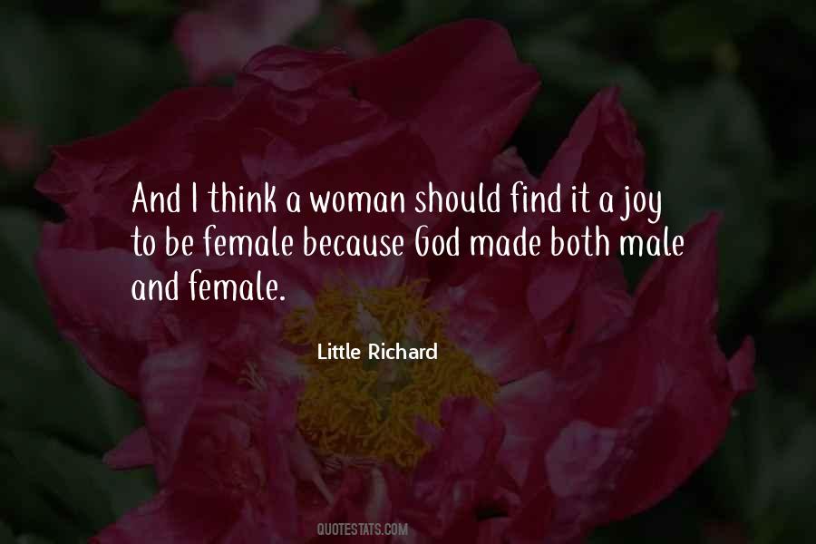 Quotes About Male And Female #860489