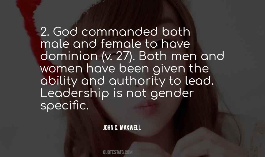 Quotes About Male And Female #906185