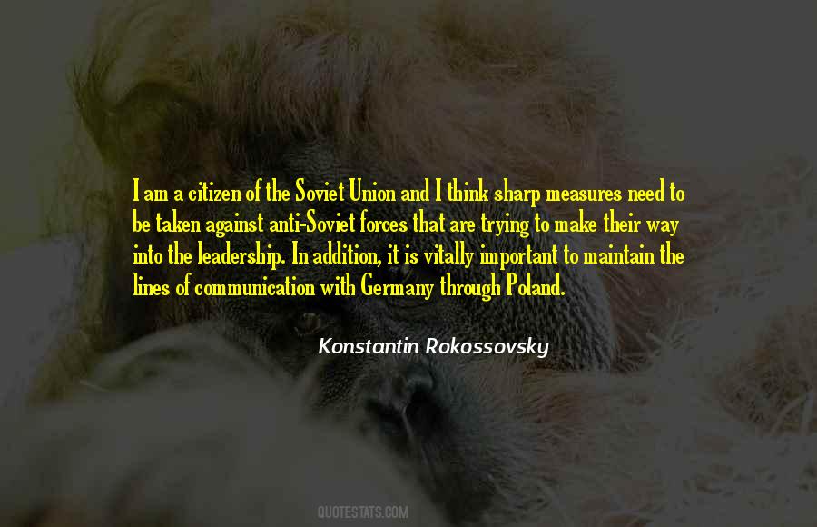 Rokossovsky Quotes #344645