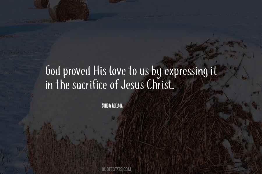 Quotes About Jesus Sacrifice #1491065