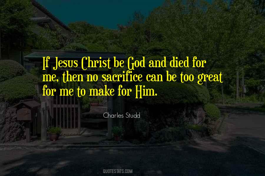 Quotes About Jesus Sacrifice #1706094