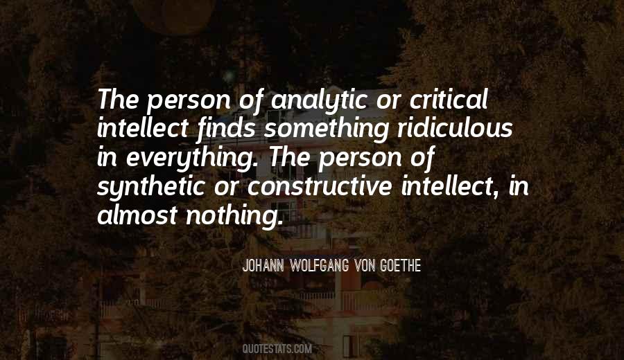 Non Constructive Criticism Quotes #104528
