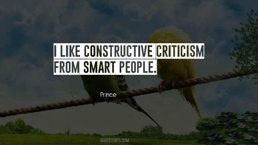 Non Constructive Criticism Quotes #521972