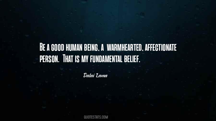 Quotes About Being A Good Human Being #228758