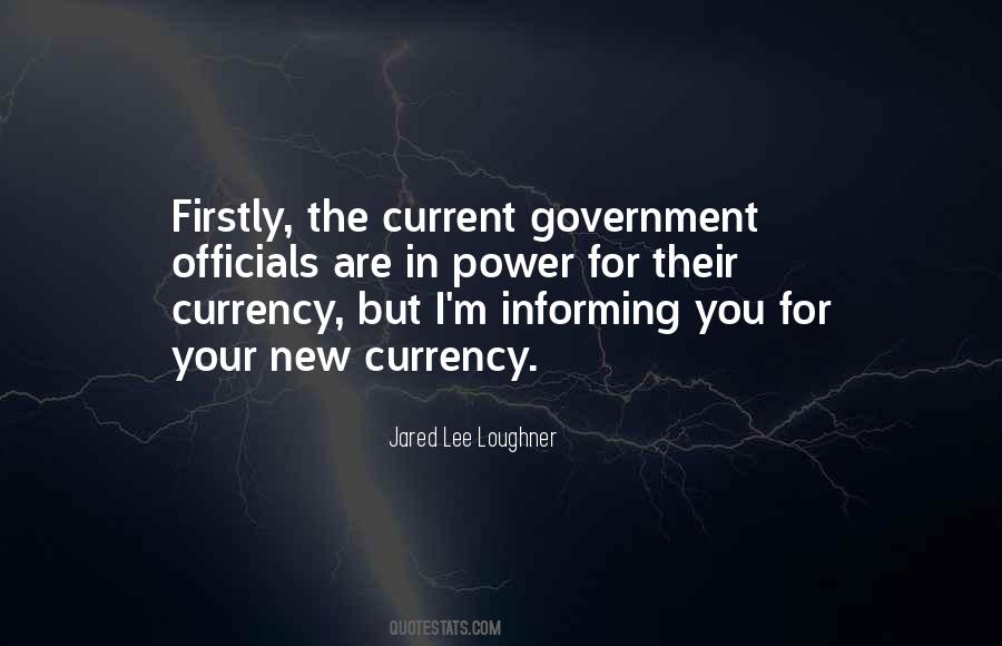 Quotes About Government Officials #1164887