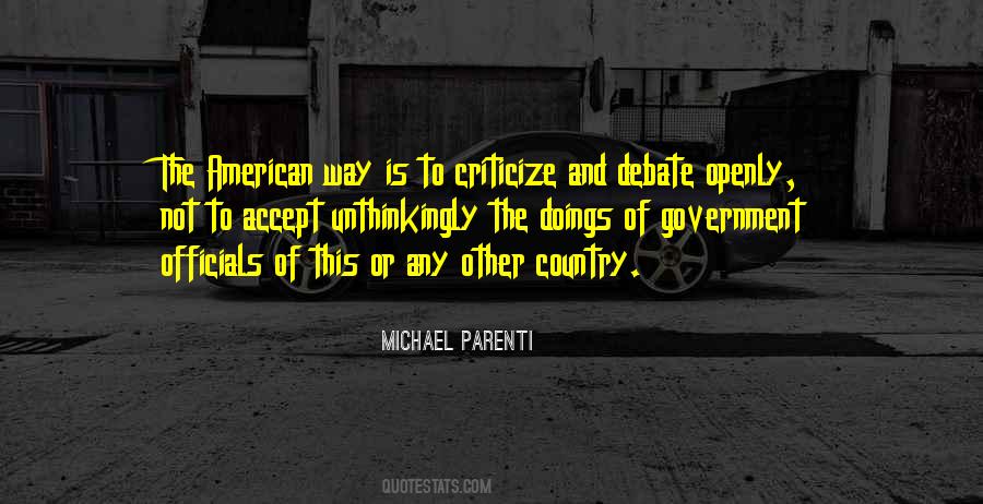 Quotes About Government Officials #1303696