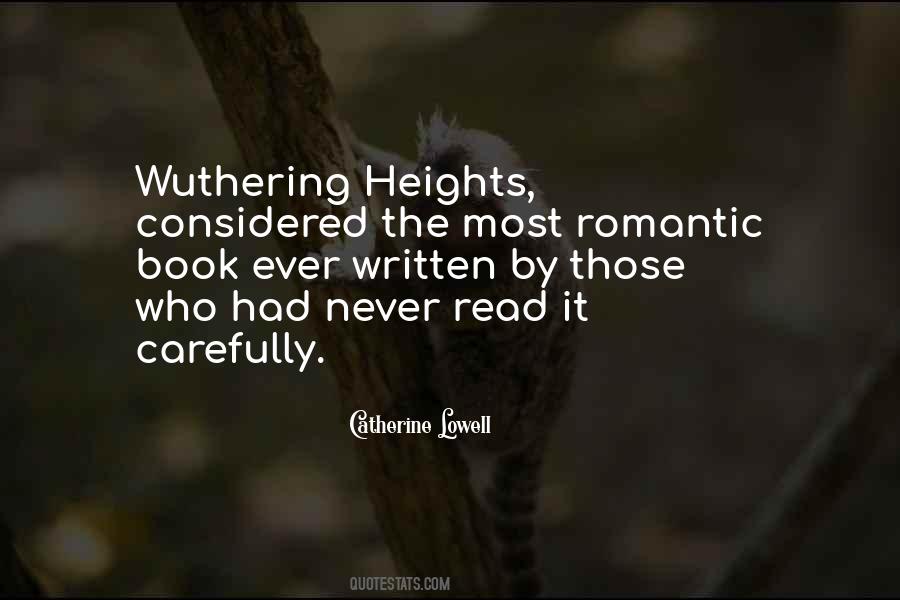 Quotes About Heathcliff In Wuthering Heights #1871921