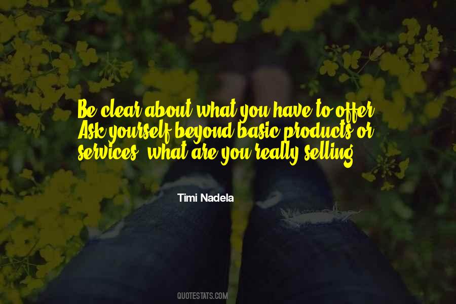 Quotes About Selling Services #1142693