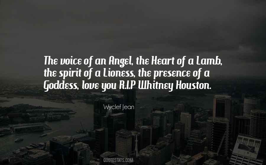 Quotes About Whitney Houston's Voice #1024243