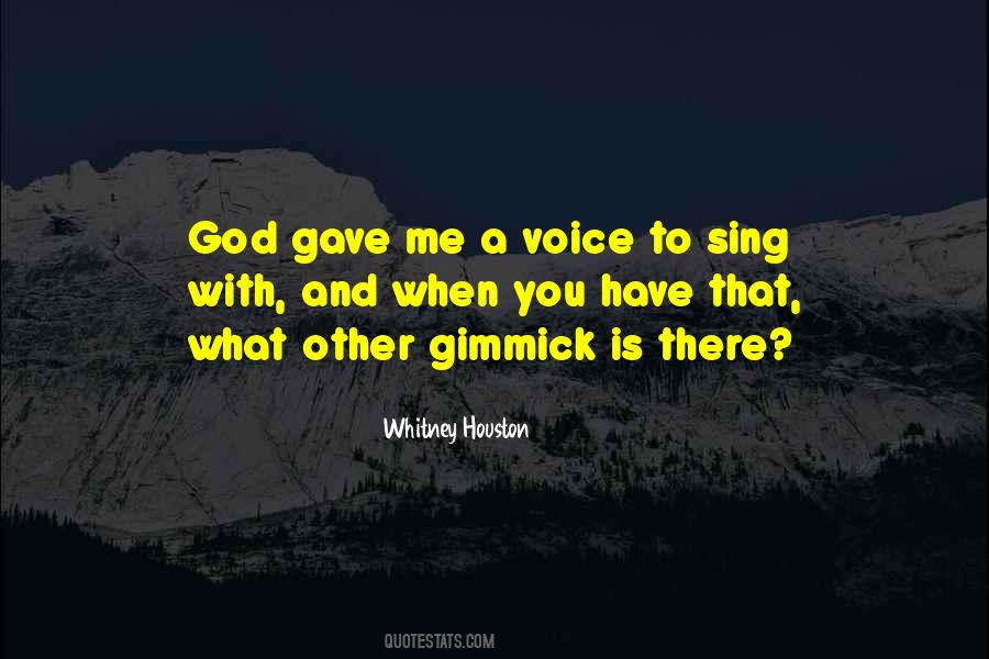 Quotes About Whitney Houston's Voice #1126956
