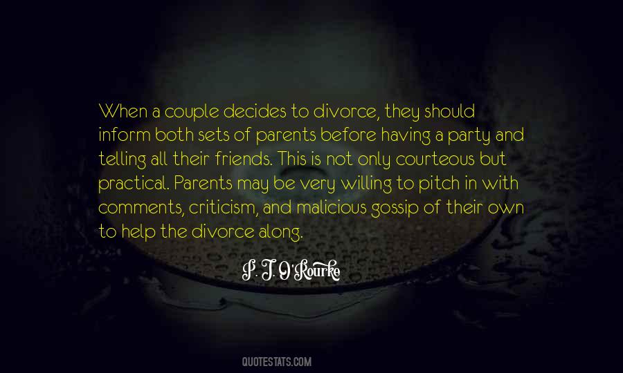 Quotes About Divorce Parents #1794626