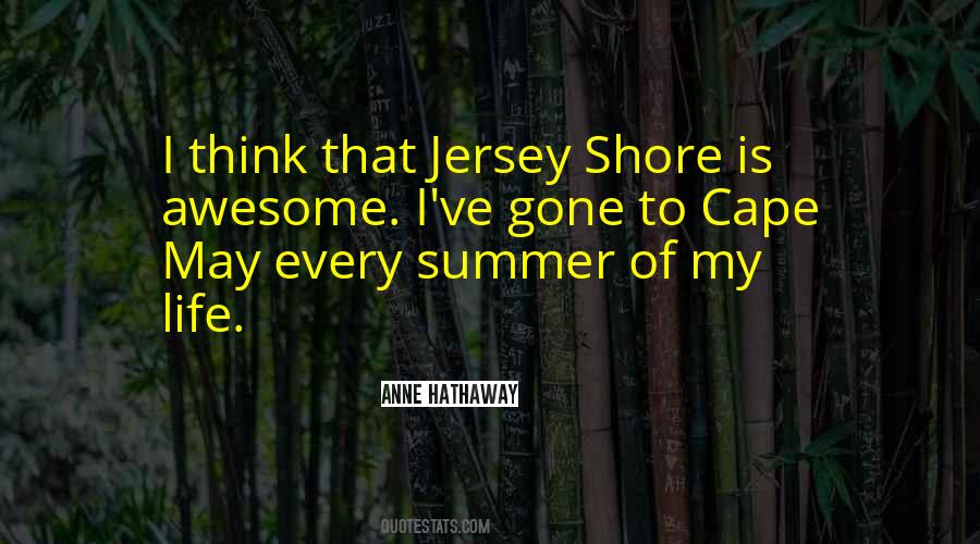 Quotes About Jersey Shore #348691