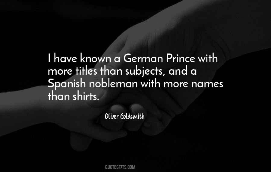 Quotes About Nobleman #1311059