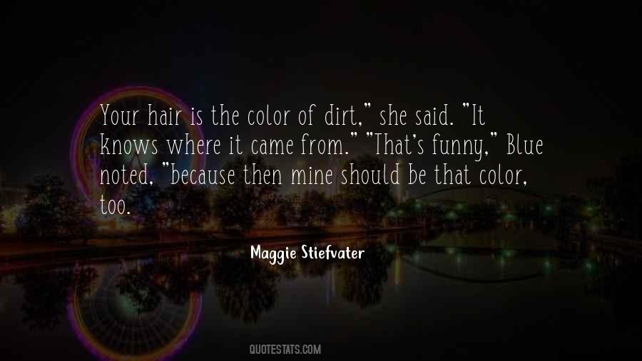 Quotes About Blue Hair #375289