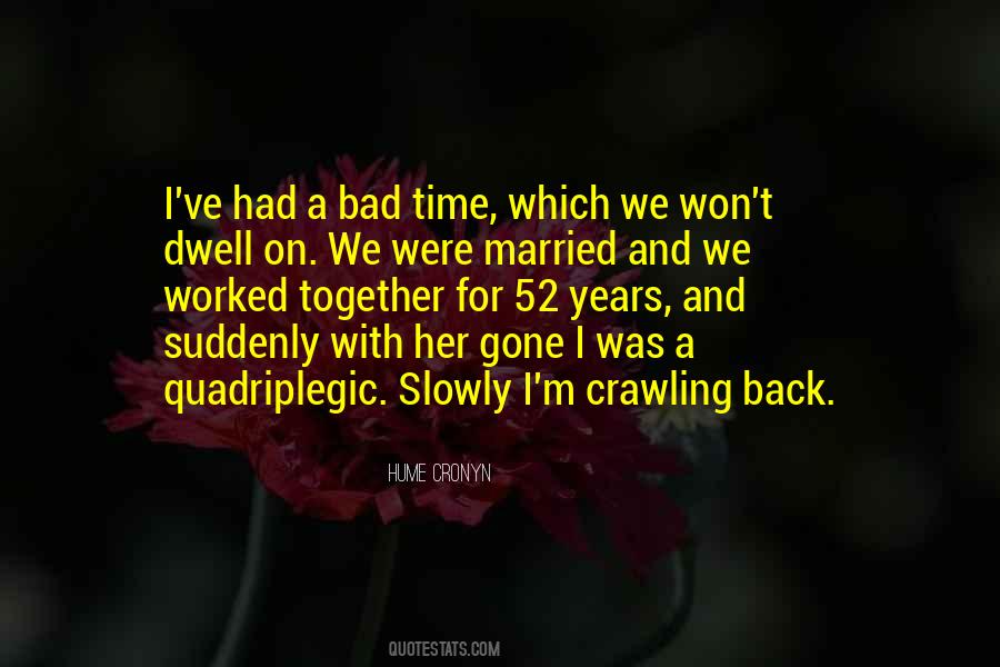 Quotes About Crawling Back #1367726