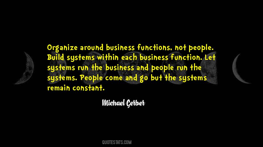 Quotes About Business Functions #1361836