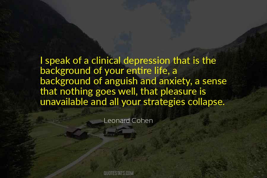 Quotes About Depression And Anxiety #1455892