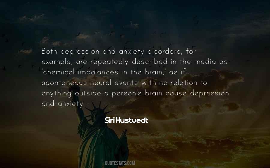 Quotes About Depression And Anxiety #1659485