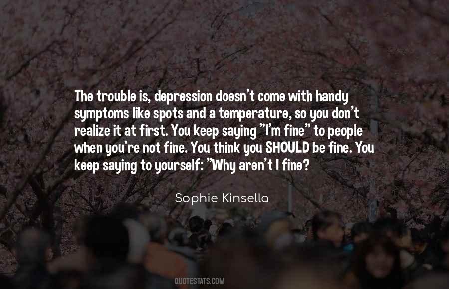Quotes About Depression And Anxiety #609035