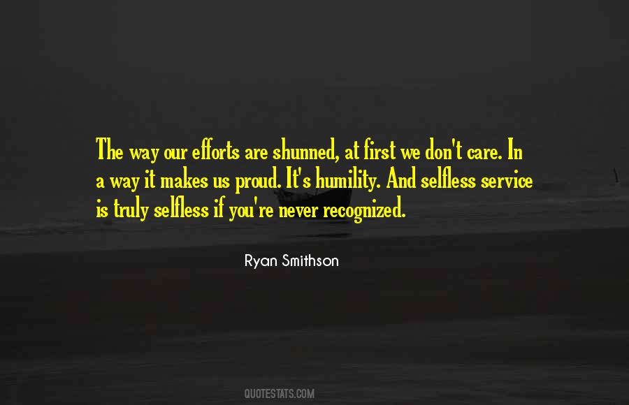 Quotes About Selfless Service #157011