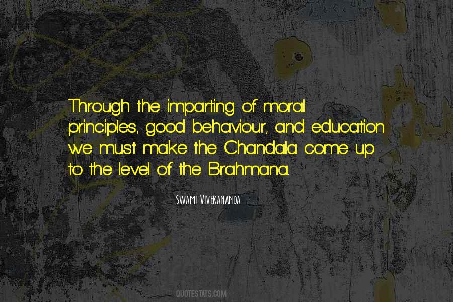 Quotes About Good Behaviour #1249292