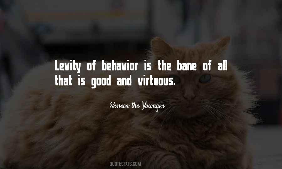 Quotes About Good Behaviour #163247