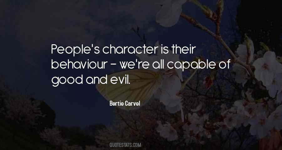 Quotes About Good Behaviour #188535
