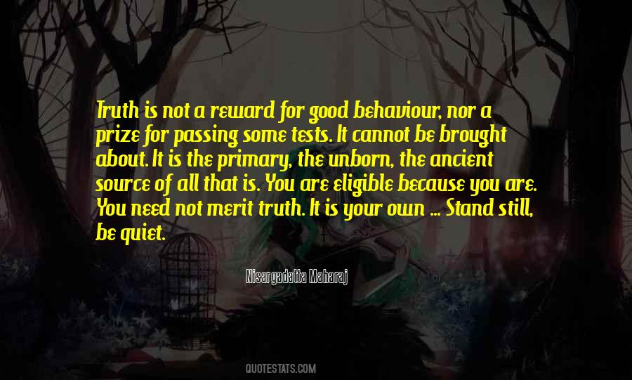 Quotes About Good Behaviour #246488