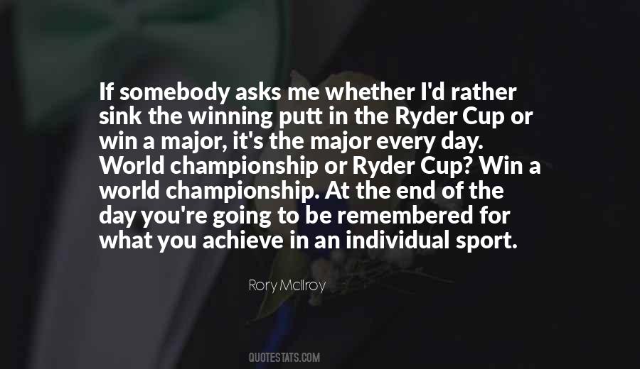 Quotes About Ryder Cup #1194879