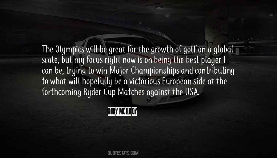 Quotes About Ryder Cup #766255
