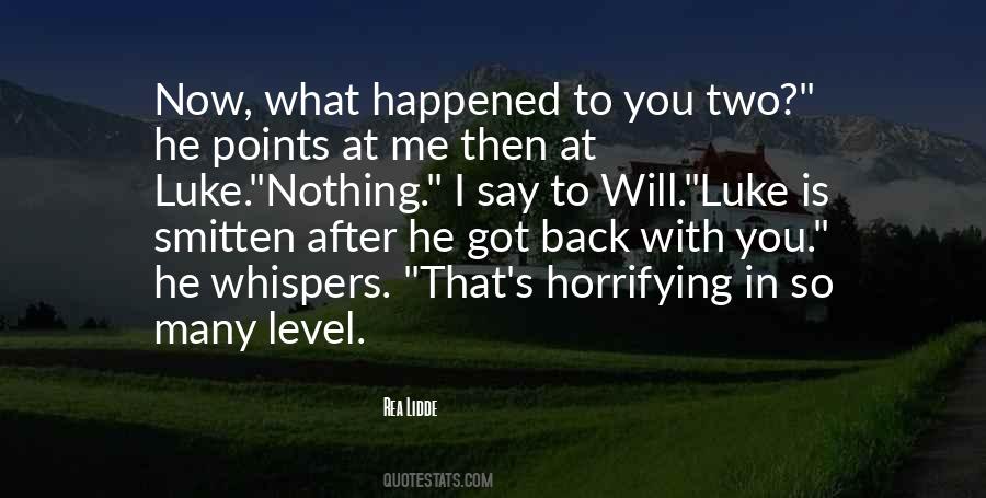 Quotes About What Happened To You #906745