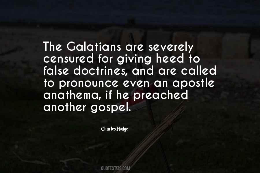 Quotes About Galatians #1689134